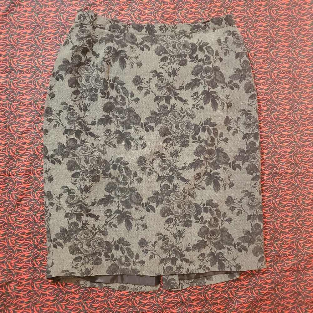 🌹Vintage Floral Career Skirt🌹